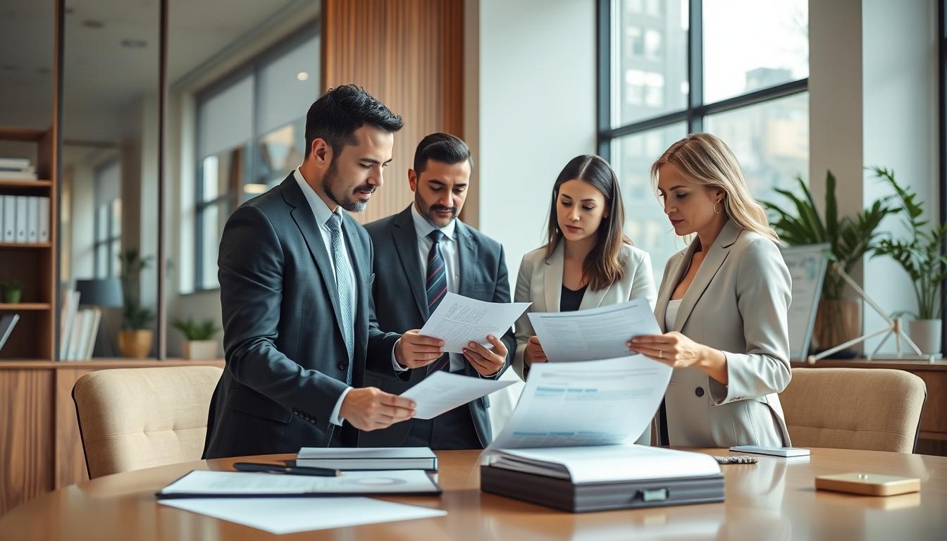 Business contract documents